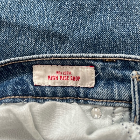 Lucky Brand 90s Loose High Rise Crop Jeans Womens Size 6/28 - Picture 5 of 7